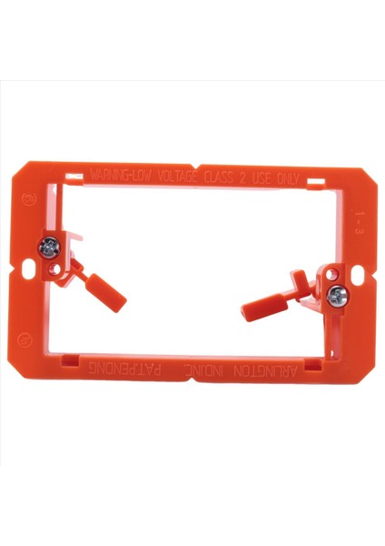 Düşük Voltajlı Montaj Braketi 1 Çete Çok Amaçlı Alçıpan Montaj Duvar Plakası Braketi - (Tek Çete, 10 Paket) (Yurt Dışından) indirimleri