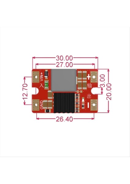 Dc Dc Akış Aşağı Voltaj Azaltma Modülü Verimliliği% 96 Model Güçlü Antihipertansif Kartı Düşük Dalgalanma 3.3V (Yurt Dışından) modelleri