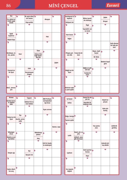Favori Çengel Bulmaca 2025/04 fiyatları