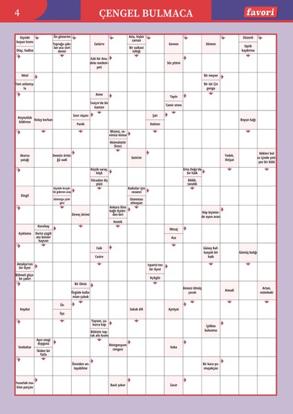 Favori Çengel Bulmaca 2025/04 indirimleri