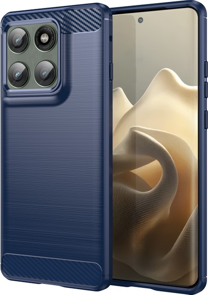 Motorola Moto Edge 60 Pro Telefon Kılıfı, Fırçalanmış Karbon Fiber Dokulu Esnek Tpu Tampon, Darbe Emici Koruyucu Kılıf Motorola Moto Edge 60 Pro (Yurt Dışından)