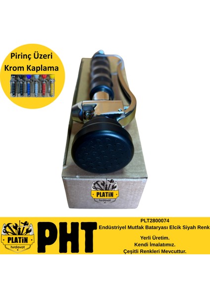 Endüstriyel Mutfak Bataryası Elcik Siyah Renk PLT2800074 fırsatları