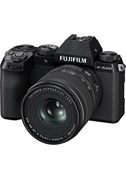 X-S20 Aynasız SLR Fotoğraf Makinesi 26.1 MP XF16-50MM Lens ile Siyah