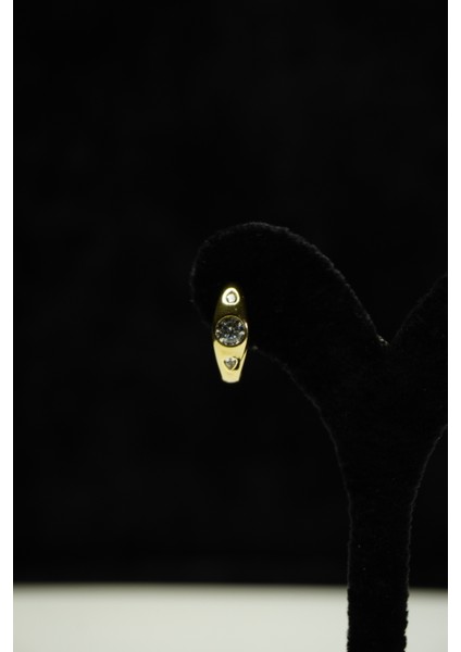 Zirkon Taşlı Minimal Çelik Küpe indirimleri