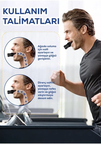 Siyah Nefes Egzersiz Aleti - Breathmaximizer- Iron Lung - Seviye Ayarlanabilir Solunum Düzenleyici modelleri