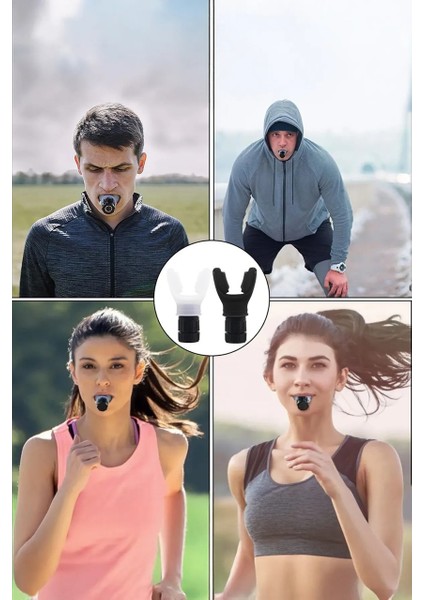 Siyah Nefes Egzersiz Aleti - Breathmaximizer- Iron Lung - Seviye Ayarlanabilir Solunum Düzenleyici indirimleri