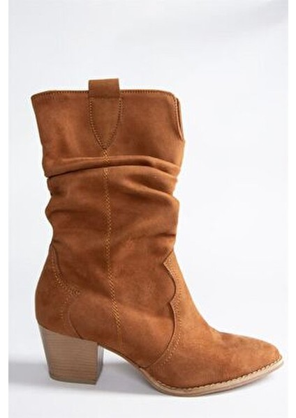 Taba Süet Kadın Bot J404040002 indirimleri