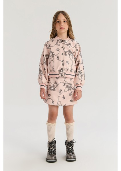 Bg Store Kız Çocuk Pudra Ceket