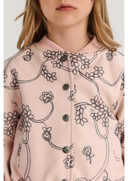 Bg Store Kız Çocuk Pudra Ceket modelleri