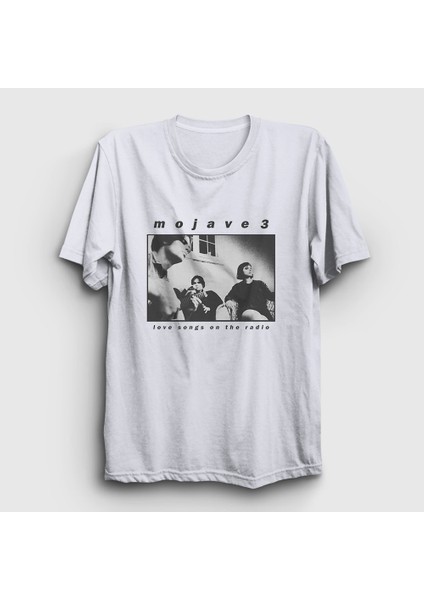 Unisex Beyaz Love Songs On The Radio Mojave 3 T-Shirt