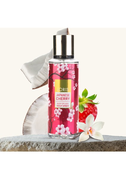 Japanese Cherry Vücut Spreyi Bergamot ve Ylang Ylang Notalarıyla 250 ml Kadın Kullanımı İçin