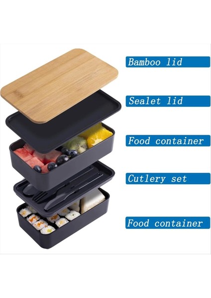 Ofis Çalışanları ve Öğrencileri Için Uygun Termal Yalıtım Torbası Mikrodalga Öğle Yemeği Kutusu ile Istiflenebilir Öğle Yemeği Kutusu. (Yurt Dışından) fiyatları