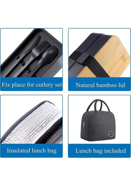 Ofis Çalışanları ve Öğrencileri Için Uygun Termal Yalıtım Torbası Mikrodalga Öğle Yemeği Kutusu ile Istiflenebilir Öğle Yemeği Kutusu. (Yurt Dışından) fırsatları