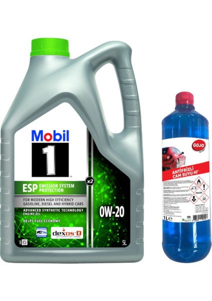 1 ESP X2 0W20 Motor Yağı 5 L ÜT:2025 indirimleri