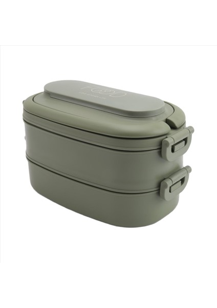 Öğle Yemeği Kutusu, Çocuklar Için Sızıntılı Bento Kutusu Yetişkinler, Çatal Bıçak Takımı Bento Kutuları, Çocuk Erkekleri Için Yetişkinler Için Çalışan Okullar Yeşil (Yurt Dışından) modelleri