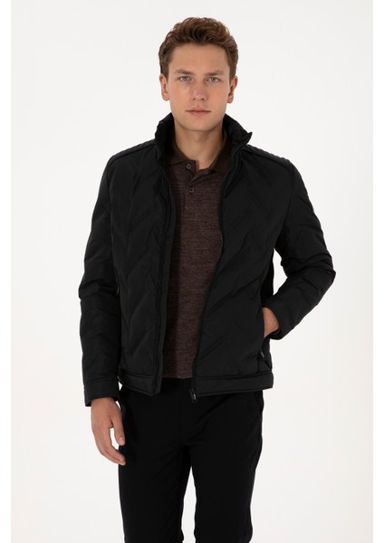 Erkek Siyah Mont 50310209-VR046