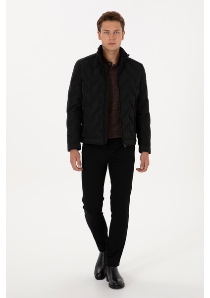 Erkek Siyah Mont 50310209-VR046 fırsatları