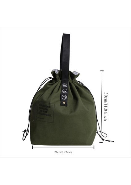 Açık Portable Piknik Yemeği Konteyner Tuval Öğle Çantası Bento Kutu Çanta Okulu Taze Piknik Sepeti Öğle Yemeği (Yurt Dışından) fiyatları