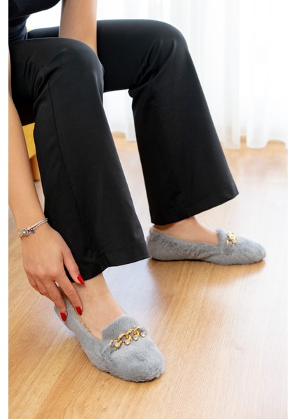 Yumuşak Peluş Kadın Taşlı Ev Babeti Hafif Taban Panduf Ev Pandufu indirimleri