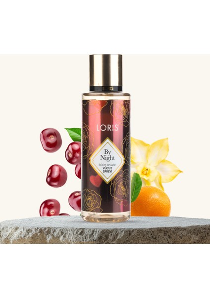 By Night Vücut Spreyi Bal ve Narenciye Notalarıyla 250 ml Kadınlar İçin