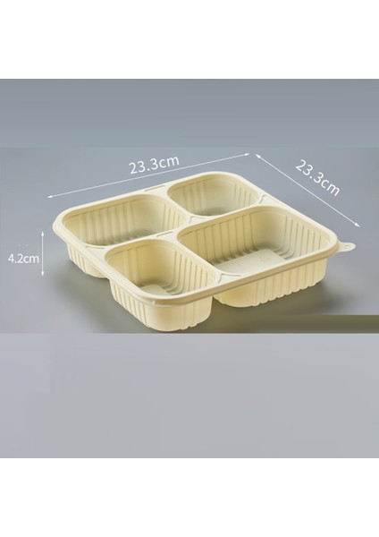Tek Kullanımlık Öğle Yemeği Kutusu Izgara Kutusu Bento Ticari Paketleme Ambalaj Kutusu Gıda Çevre Dostu Friendly Bozunabilir Kase C (Yurt Dışından) fırsatları