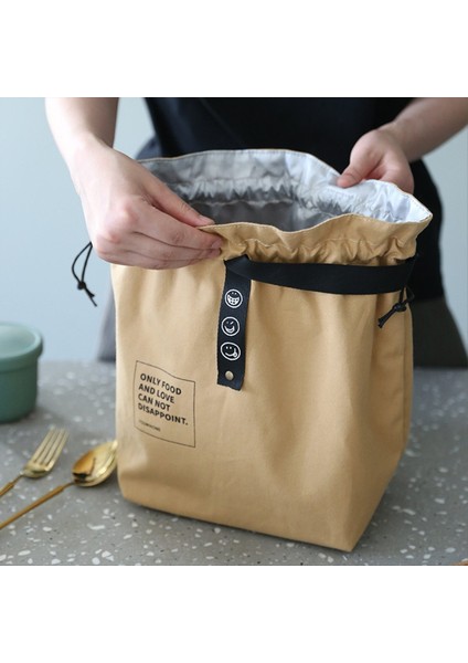 Açık Portable Piknik Yemeği Konteyner Tuval Öğle Çantası Bento Kutu Çanta Okulu Taze Piknik Sepeti Öğle Yemeği (Yurt Dışından) modelleri