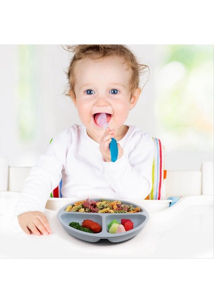 Bebekler Için Emme Plakaları, Küçük Çocuklar, Plakalar Emme Özelliği, Bölünmüş Tasarım, Mikrodalga Fırın ve Bulaşık Makinesi Dostu Bir (Yurt Dışından)