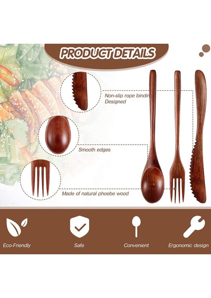 15 Adet Ahşap Kaşık Çatal Bıçak Çatal Bıçak Takımı Ahşap Yemek Gereçleri Seti Mutfak Ahşap Sofra Sofra Takımları Çatal Bıçak Takımı Seti (Yurt Dışından) fiyatları