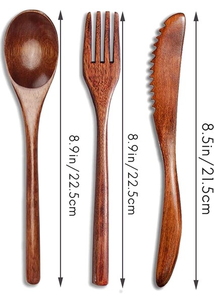 15 Adet Ahşap Kaşık Çatal Bıçak Çatal Bıçak Takımı Ahşap Yemek Gereçleri Seti Mutfak Ahşap Sofra Sofra Takımları Çatal Bıçak Takımı Seti (Yurt Dışından) modelleri