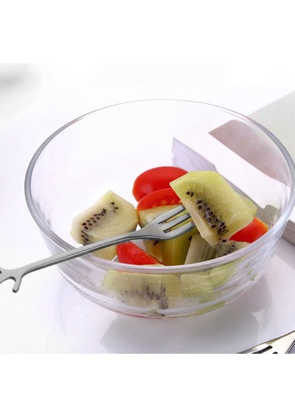 Paslanmaz Çelik Çatal, Yaprak Şeklindeki Sap Tatlı Çatal Meyve Salata Et Mutfak Aksesuarları. Gümüş 5 Ürün (Yurt Dışından) indirimleri