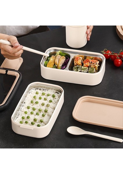 Çift Katmanlı Paslanmaz Çelik Mikrodalgadan Çekilebilir Bento Kutusu Sızdırmaz Öğle Yemeği Kutusu Kampı Yalıtılmış Torba ile Taşınabilir Bento Kutusu (Yurt Dışından) indirimleri