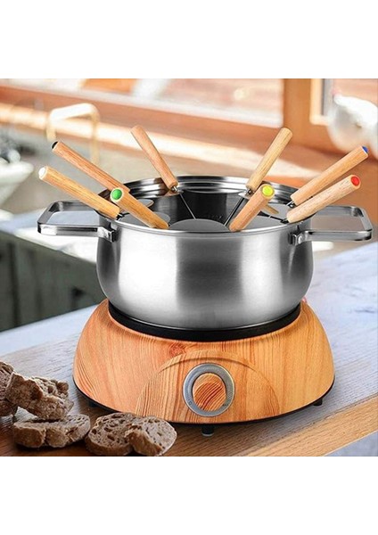 Fondu Çatalları, Çikolata Çeşmesi Için Ahşap Saplı Isıya Dayanıklı Peynir Fondü Çubukları (Yurt Dışından) fiyatları