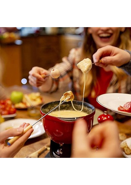 Fondu Çatalları, Çikolata Çeşmesi Için Ahşap Saplı Isıya Dayanıklı Peynir Fondü Çubukları (Yurt Dışından) fırsatları