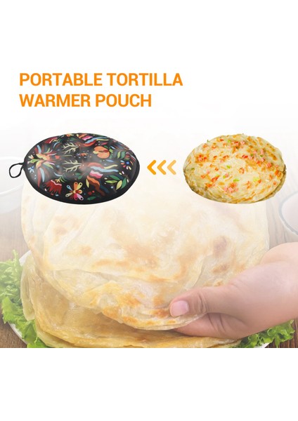 Burrito Için 12 Inç Bez Çanta, Portatif Tortilla Daha Sıcak Kese Mikrodalga Restoran Gıda Gözleme, C (Yurt Dışından) fırsatları