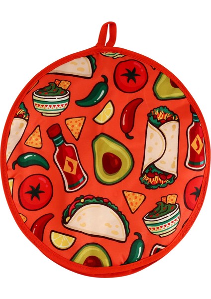 Burrito Için 12 Inç Bez Çanta, Portatif Tortilla Daha Sıcak Kese Mikrodalga Restoran Gıda Gözleme, B (Yurt Dışından)