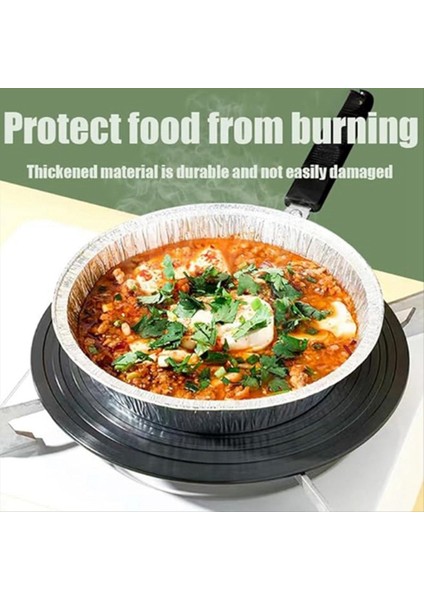 7 inç alüminyum folyo hava fritöz astarları, yapışmaz yuvarlak yağ geçirmez gıda sınıfı hava fritözü yemek pişirmek için (Yurt Dışından) indirimleri