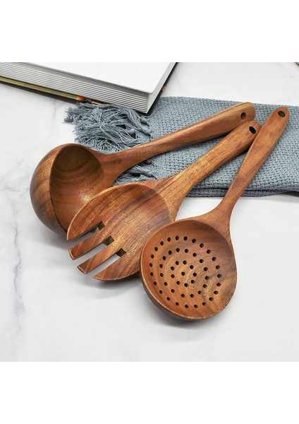 Yemek Pişirmek Için Ahşap Kaşıklar, Ahşap Pişirme Aletleri 6pcs Ahşap Mutfak Gereçleri Yemek Pişirmek Için Ahşap Mutfak Eşyaları (Yurt Dışından) modelleri