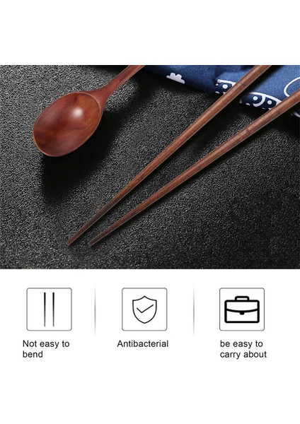 El Yapımı Jujube Ağacı Ahşap Kore Yemekleri Kombinasyonları Gereç, 5 Set Kaşık ve Çubuk (Yurt Dışından) modelleri