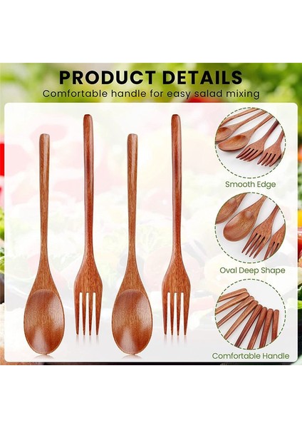 8pcs Ahşap Kaşık Çatalları Seti, Japon Tarzı Ahşap Mutfak Eşyası, El Yapımı Mutfak Kaşık, Yeniden Kullanılabilir Seyahat Sofrası Seti B (Yurt Dışından) indirimleri