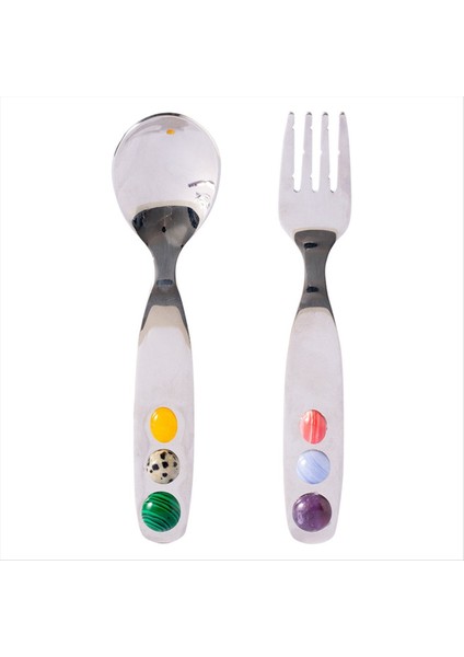 Paslanmaz Çelik Set Tatlı Kaşıklar ve Çatallar Mini Kahve Kaşığı Salata Çatal Şeker Kek Çatal Salata Meze Çay Kaşığı (Yurt Dışından)