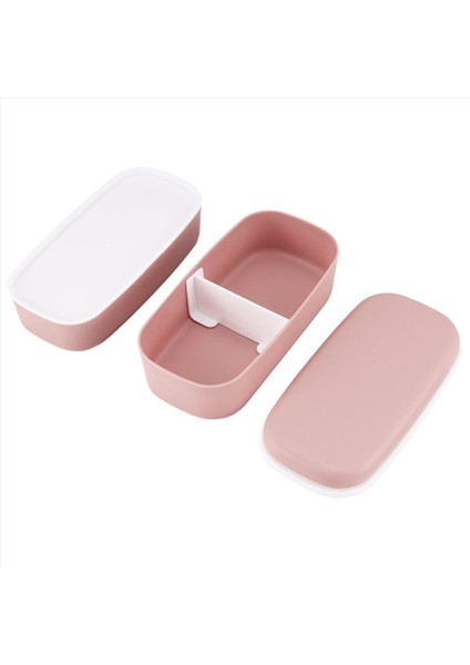 Mikrodalgada 2 Katmanlı Öğle Yemeği Kutusu Sızdırılmamış Bento Kutusu Yalıtımlı Gıda Konteyneri Öğle Yemeği Kutusu Pembe (Yurt Dışından) indirimleri