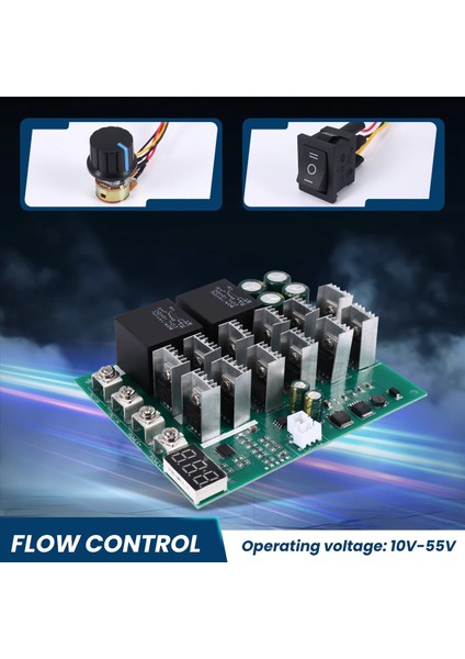 Dc 10-55V 12V 24V 36V 48V 55V 100A Motor Hız Kontrolörü Pwm Hho Rc LED Ekranlı Ters Kontrol Anahtarı (Yurt Dışından) fırsatları