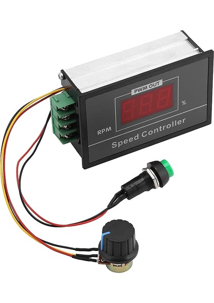 Dc 6-60V Pwm Dc Motor Hız Denetleyicisi (Pwm) Hız Ayarlanabilir Adımsız Vali Regülatörü, Motor Hız Denetleyicisi (Yurt Dışından)