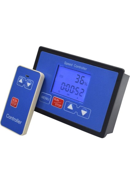 LCD Akıllı Dijital Ekran Takometre Ayarlanabilir 30A Pwm Dc Motor Hız Kontrolör Zamanlaması Uzaktan Kumanda 12V 24V 36V 48V (Yurt Dışından)