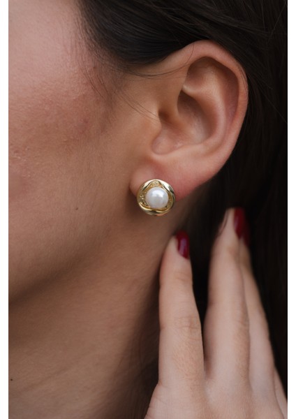 Inci Taşlı Minimal Çelik Küpe fiyatları