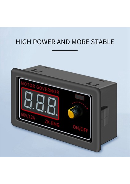 Pwm Dc Motor Hız Kontrolörü Motor Fan Denetleyicisi Ekran Motor Denetleyicisi 9-60V /12A /500W (Yurt Dışından) indirimleri