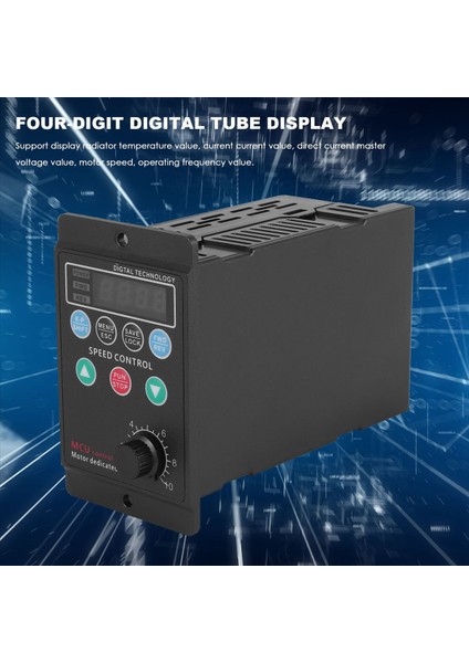 220V 750W Tek Fazlı Giriş 3 Fazlı Çıkış Motor Sürücü Frekans Dönüştürücü Dört Haneli Dijital Tüp Ekran (Yurt Dışından) indirimleri