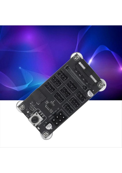 Bilgisayar Kılıfı Fan Hız Kontrolör Fan Modülü 9 Kanal Fan Hub Pwm Güçlü Şiddet Fan Hız Valisi Güç Kaynağı (Yurt Dışından) fiyatları