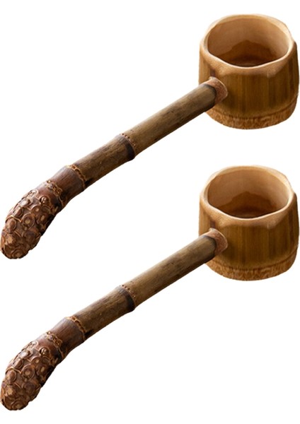Çin Retro Su Kepçesi Şarap Kuru Üzüm Şarap Kepçe Uzun Sap Kepçe Ev Su Kepçe, Bir (Yurt Dışından)