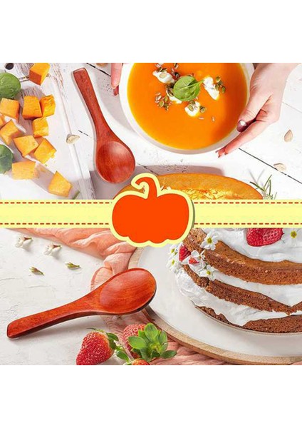 15 Adet Küçük Ahşap Kaşıklar Kısa Saplı Kahve Kaşık Mutfak Yemekleri Dondurma, Şeker, Bal, Vb. (Yurt Dışından) modelleri